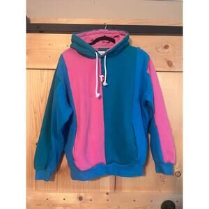 Teddy Fresh Color Block Hoodie Size L